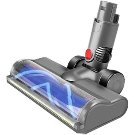 Brosse motorisée à entraînement direct, compatible avec les aspirateurs Dyson V6 DC58 DC59 DC62 DC72, accessoire avec éclairage LED pour le nettoyage des sols.