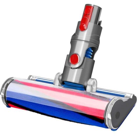 Brosse motorisée à rouleau souple compatible pour Dyson V7 V8 V10 V11 V15 convient au sol dur