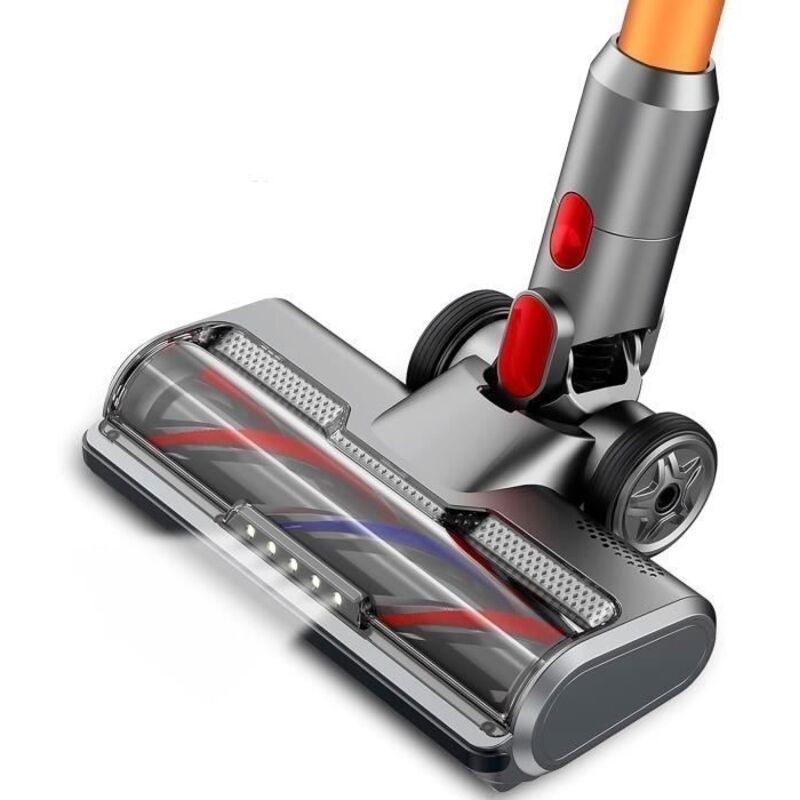 Brosse Motorisée électrique Turbo Compatible pour Dyson V7 V8 V10 V11 Libération Rapide avec Rouleau Poils et Lumière LED