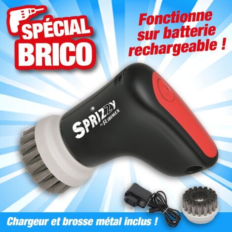 Brosse multifonctions Sprizzy sur batterie
