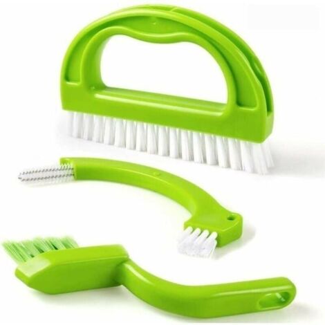 Brosse Nettoyage Joint Carrelage, Brosse Salle de Bain 3 en 1 pour Cuisine Douche Plancher,T-Audace