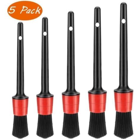 Brosse Nettoyage Voiture, 15 Pcs Jeu de Pinceaux à Détails Automatiques, pour Le Nettoyage intérieur d\'automobile, Tableau de Bord