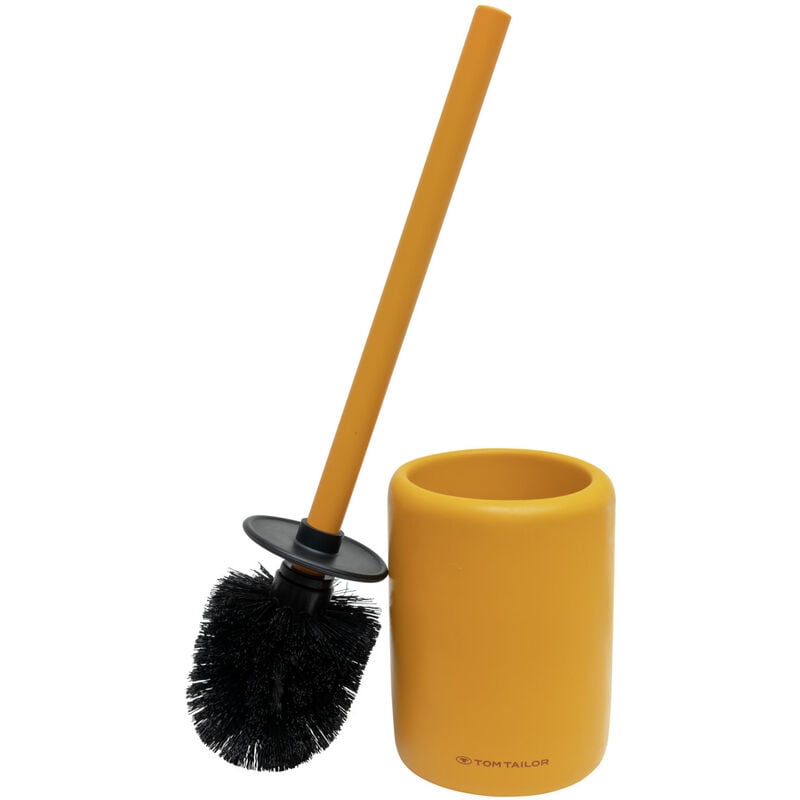 Brosse nettoyante pour les WC TOM TAILOR x WENKO, Brosse pour nettoyage WC, Entretien WC, Brosse WC avec porte-brosse, Accessoire salle de bain, En