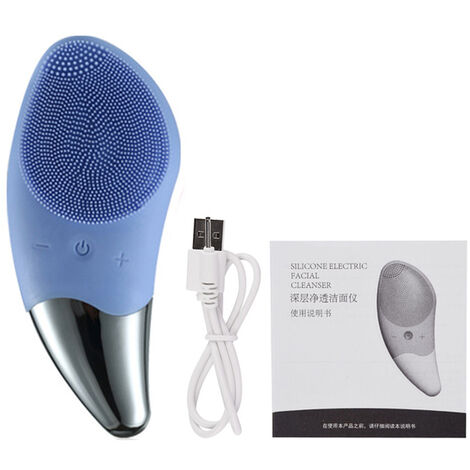 brosse nettoyante visage Brosse nettoyante pour le visage électrique Silicone masseur pour le visage brosse nettoyante électrique nettoyant pour le visage outil de Massage brosse nettoyante pour le vi