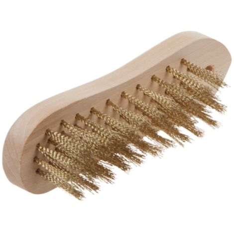 Brosse ovale avec fil de laiton wolfcraft longueur du fil 35mm - 2721000