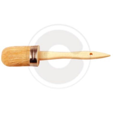 brosse ovale S600 avec manche en plastique poils blonds n 12