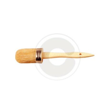 brosse ovale S600 avec manche en plastique poils blonds n 4