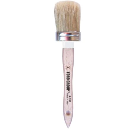 brosse ovale sA rie 700 avec manche en bois poils blonds n 12
