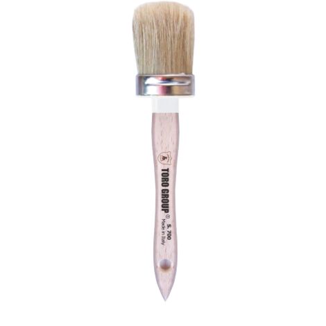 brosse ovale sA rie 700 avec manche en bois poils blonds n 6