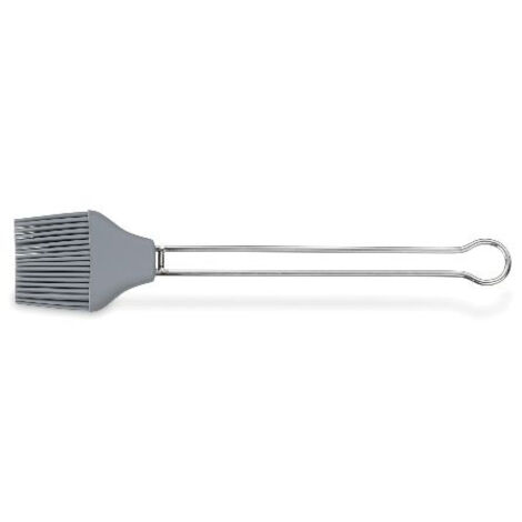 Brosse pâtisserie Kela Cookie 23 cm tête silicone gris clair manche acier inox 18/10