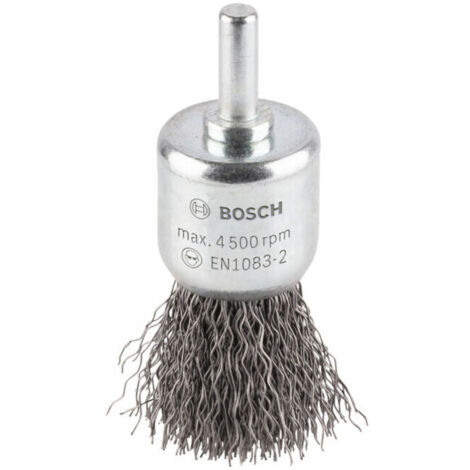 Brosse pinceau à fils ondulés 25 mm, 0,3 mm Bosch 1609200269