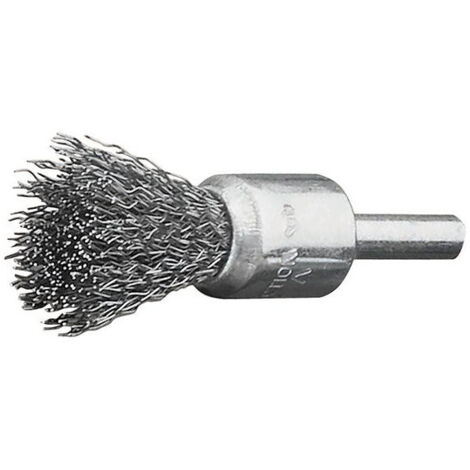 Brosse pinceau acier ondulé 17x22/65x0,3mm
