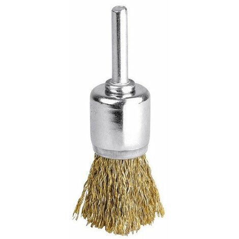 Brosse Pinceau Fils Acier Laitonné Ondulés 25 4500