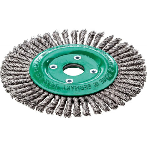 Brosse pinceau inox 125x6mm 0,5mm