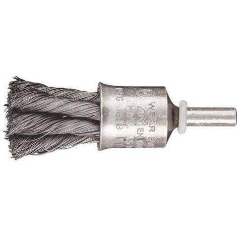 Brosse pinceau PFERD PBG ST ( 8000432633 ) Ø 19 mm tige épaisseur de fil 0,25 mm 20000 min-¹