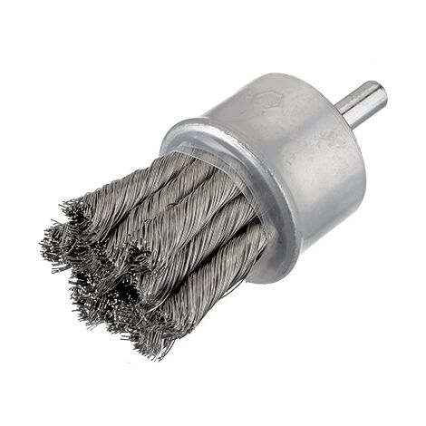 Brosse pinceau sur tige - Ø 23 mm - fil acier - Ø du fil 0.26 mm - OSBORN