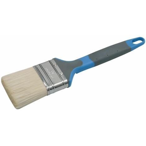 Brosse plate bi-matière 'spécial acrylique' 30mm
