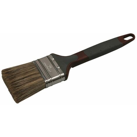 Brosse plate bi-matière 'spécial traitement bois'  65mm