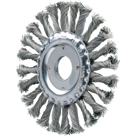 Brosse plate RBG 11512/22.2 CT ST 0.50 D. 115 mm épaisseur de fil 0.5 mm acier 1