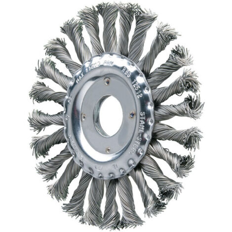 Brosse plate RBG 12512/22.2 CT ST 0.50 D. 125 mm épaisseur de fil 0.5 mm acier 1