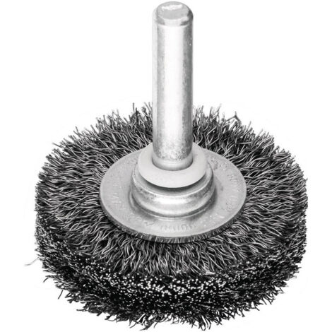 Brosse plate RBU 5015/6 ST 0.20 D. 50 mm 6 mm épaisseur de fil 0.2 mm acier 15 m