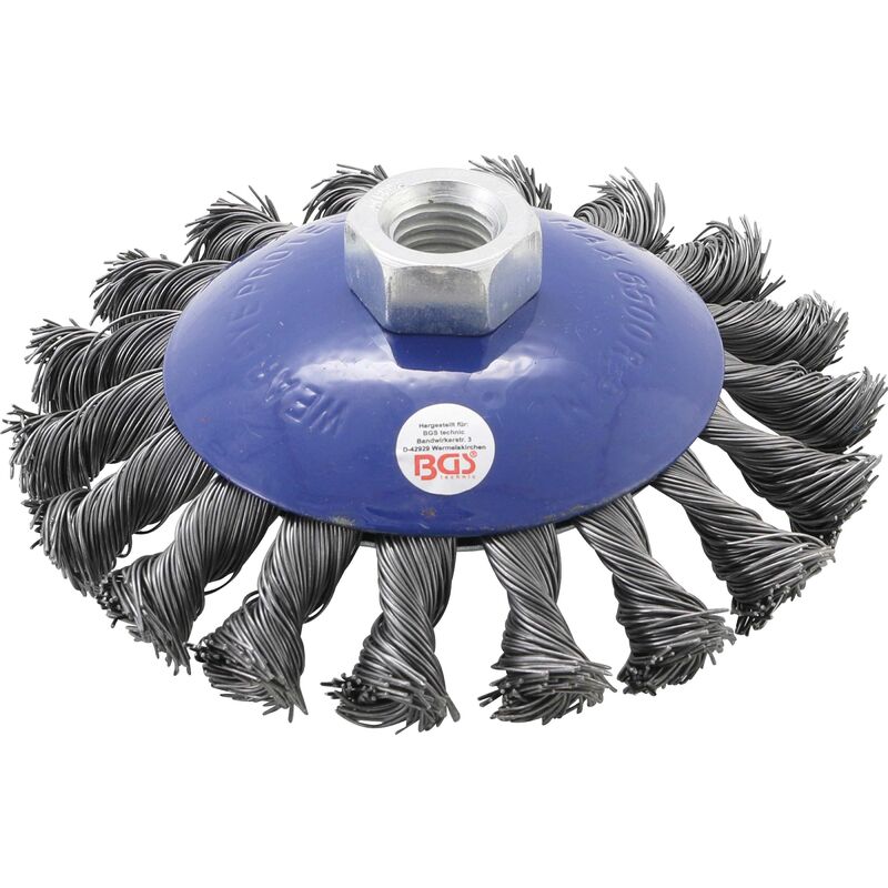 Brosse plate réception M14X2 ø 115 mm bgs 3981