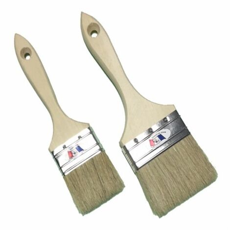 Brosse Plate Vernis -  60 Mm  - Metaltop