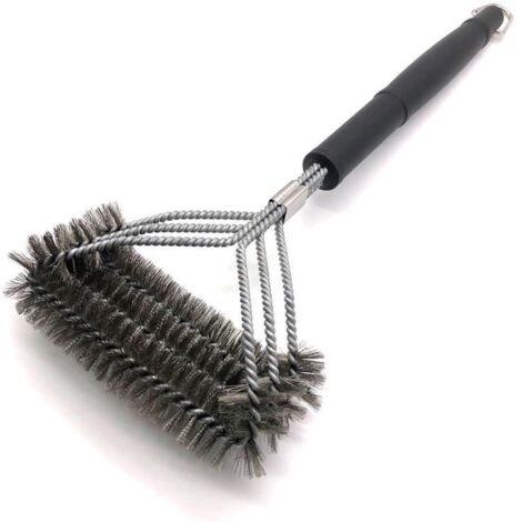 Brosse pour barbecue - Accessoires de nettoyage pour barbecue. Électrique, gaz, charbon de bois. Acier inoxydable - AquaForge