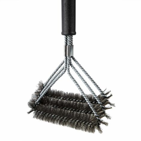Brosse pour barbecue - Nettoyage Grill BBQ - Accessoire Barbecues - Electrique, Gaz, Charbon - Acier Inoxydable