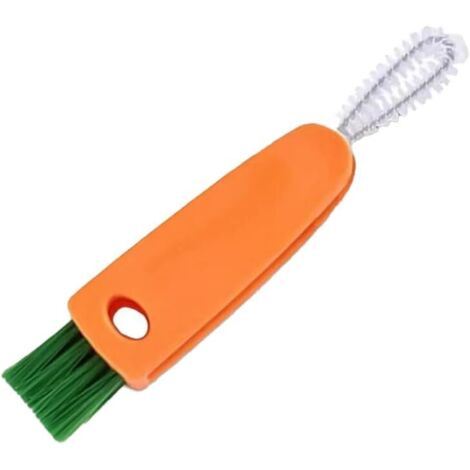 Brosse pour Bouchons de Bouteilles, 3 en 1 Bouchon be Bouteille be Détail Brosse, Brosse de Nettoyage Multifonction, Mini Tasse Couverture Nettoyage Brosse