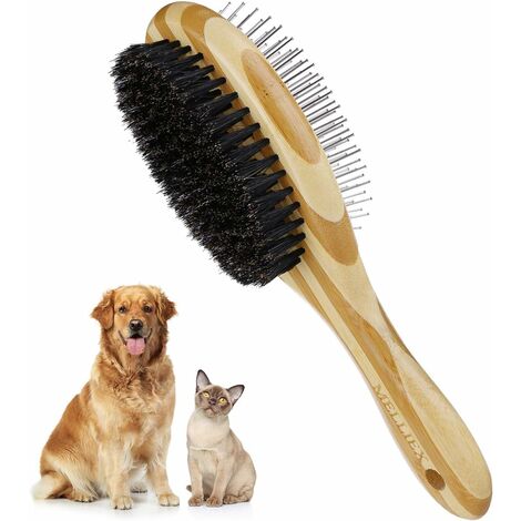 Brosse en poils naturels pour chien, chat et rongeur