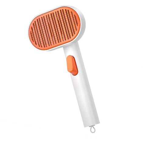 Brosse pour chat, brosses pour chats d'intérieur, toilettage et gestion de la mue, blanche