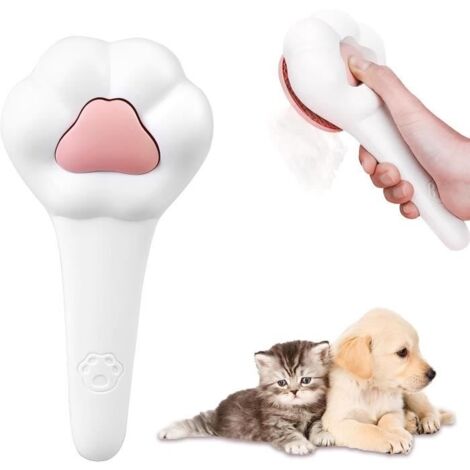 Brosse pour Chat Chien,Brosse Chien Chat Poil Long Court,Brosse Anti Poils Enlèvement des Poils en Un Clic Morts,Brosse Chien