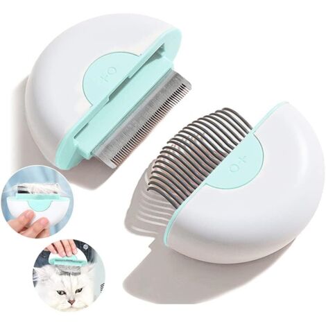 Brosse pour chat, peigne pour chat pour le toilettage, brosses de massage pour chaton et ensemble d'outils de démêlage
