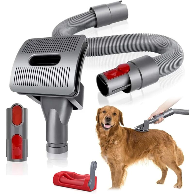 Rqiurpn - Brosse Pour Chien Pour Dyson, Accessoires D'aspirateur Pour Dyson V15 V12 V11 V10 V8 V7, Brosse à Poils D'Animaux Pour Aspirateur Dyson,