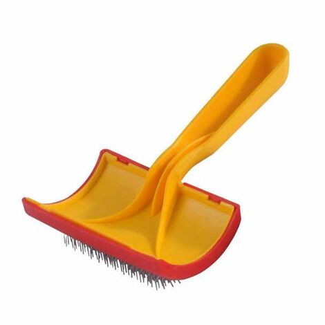Brosse pour chiens en plastique 10x6 cm Farm