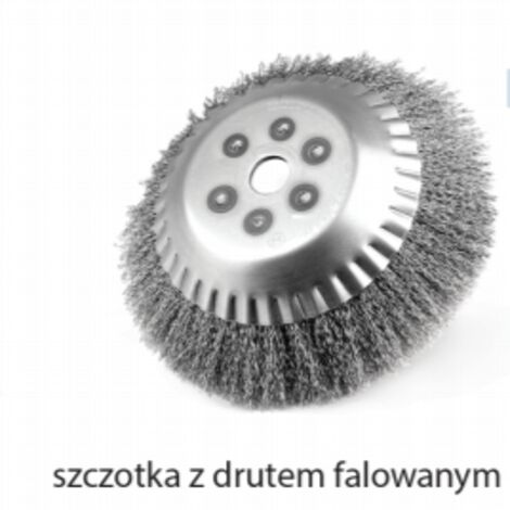 Brosse pour débroussailleuses mécaniques, fil d'acier, trou de 25,4 mm, FI200MM - SZ TK 200/25