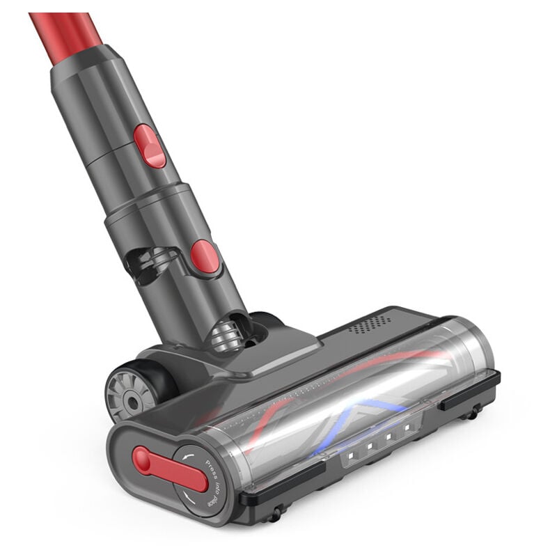 Brosse pour Dyson V7 V8 V10 V11 V15, Tete Balai Dyson avec Brosse Turbo et Brosse Velours Douce, 4LED et Verrou de Gâchette, Accessoire Dyson pour