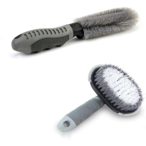 Brosse pour jantes de voiture, brosse d'entretien pour jantes en aluminium, brosse en microfibre pour le nettoyage et le lavage des jantes de voiture.