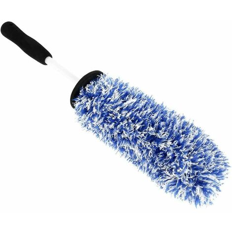 BROSSE ROTATIVE EAU NETTOYER MOTO VOITURE VÉLO JANTE LAVER BROSSEHERO