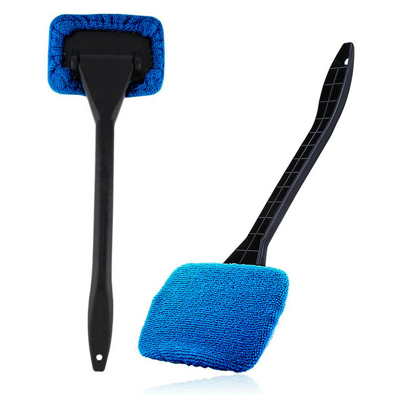 Hanbing - Brosse de pare-brise, nettoyage et nettoyage, brosse pour vitres de voiture, vadrouille anti-buée et anti-buée, outil de lavage de voiture