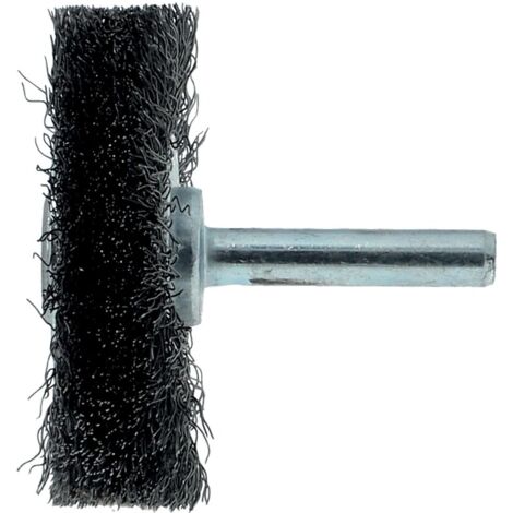 Brosse pour perceuse fil ondulé Ø0,2 - 70x10 T19 - tige 6mm - NORTON