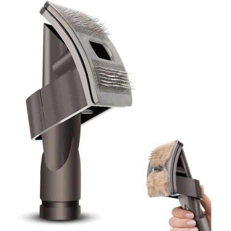 Brosse pour poils d'animaux (chiens à poils longs, chats) compatible avec les aspirateurs Dyson V6, V7, V8 et V10