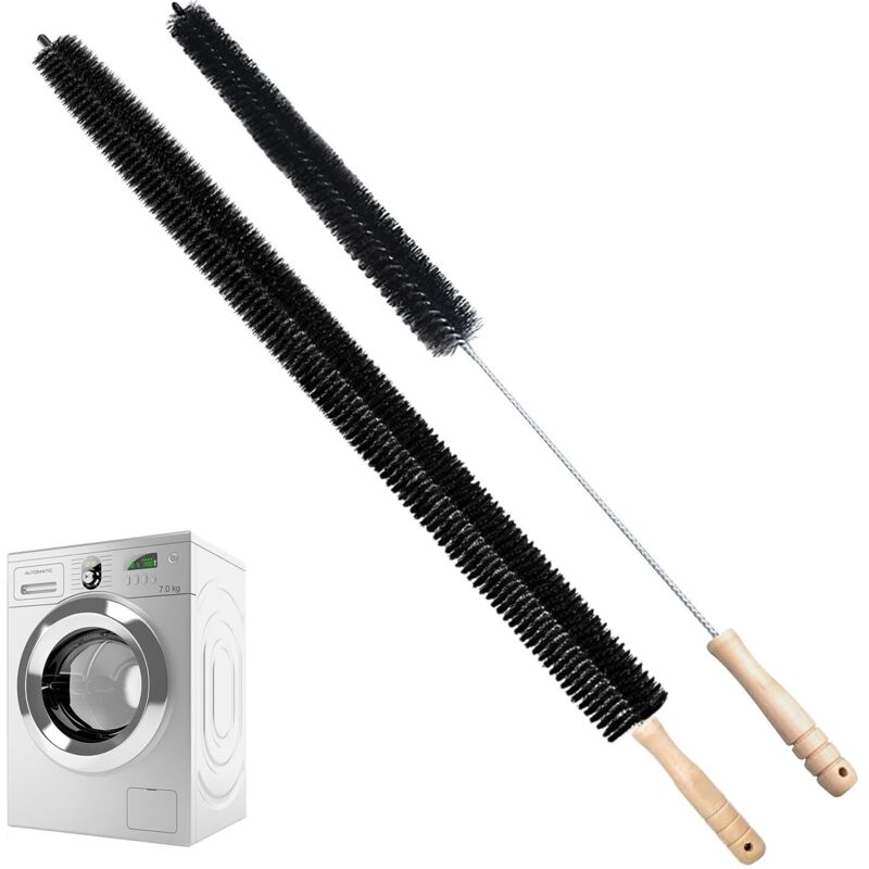 Brosse pour Radiateur, 2 Pièces Brosse de Radiateur avec Manche