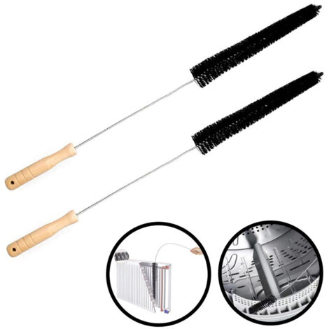 Brosse pour radiateurs plats, brosse de nettoyage Aieve 80 cm, brosse chauffante, outil de nettoyage pour radiateurs de chauffage