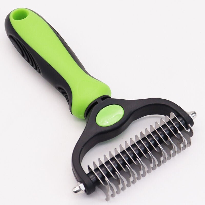 Fei Yu - Brosse pour sous-poil pour chien et chat Peigne pour sous-poil à poils longs et courts Brosse d'épilation pour chien Brosse de toilettage