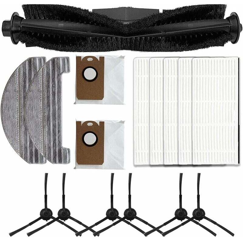 Shining House - Brosse principale à rouleau pour aspirateur Ultenic T10 avec filtre hepa