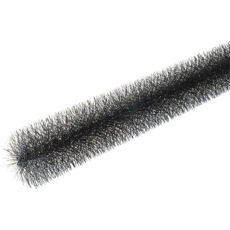 Protektor - inefa Brosse pour gouttières anti-feuilles, pvc noir Chenilles à brosse Gouttière, protection de gouttière, accessoires de gouttière - 1