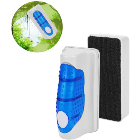 Brosse puissante pour aquarium, brosse magnétique pour aquarium taille M, nettoyeur pour aquarium, nettoyage intérieur et extérieur de l'aquarium