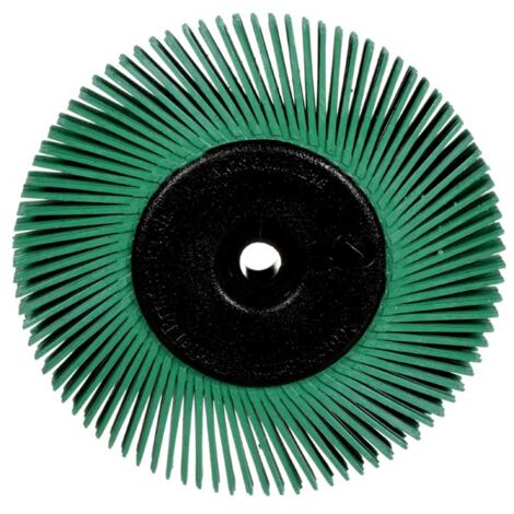 Brosse Radiale Bristle BB-ZB TA 150x13x25mm P50 Vert + Adaptateur 3M